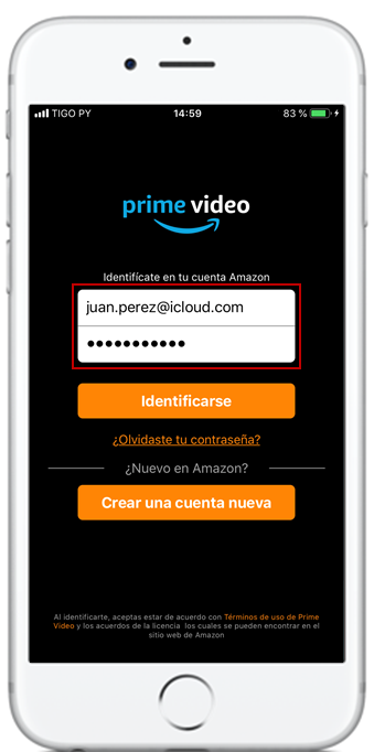 Cuenta en cheap amazon prime